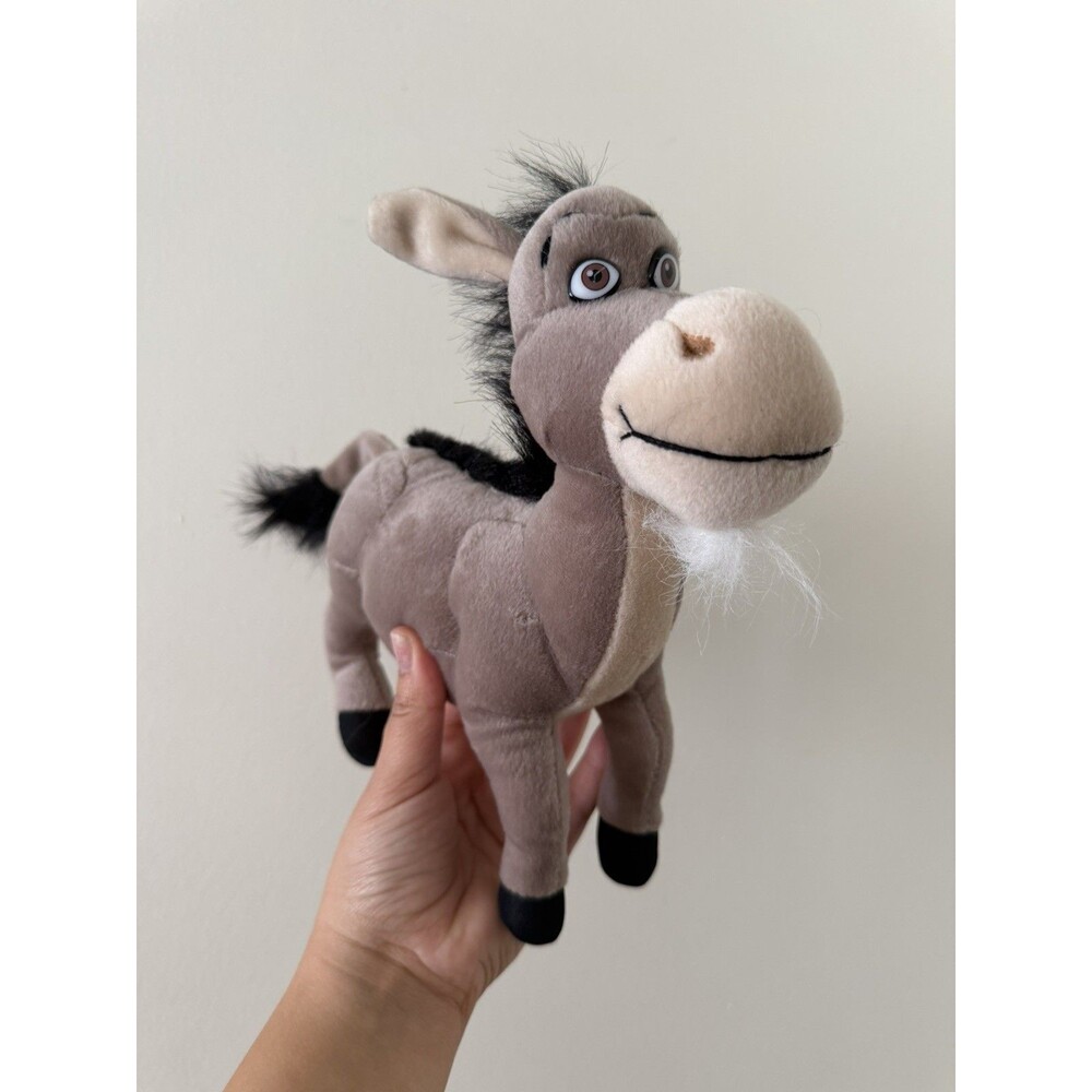 Nanco Dreamworks Shrek 2 DONKEY 10" Plush Stuffed Animal Toy Retired 2004